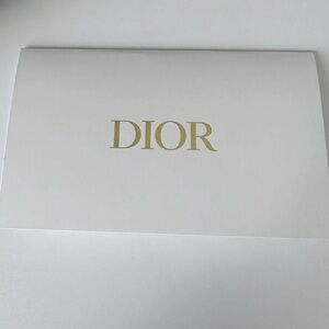 Authentic Dior White Gift Envelope 7”x 4.25”
